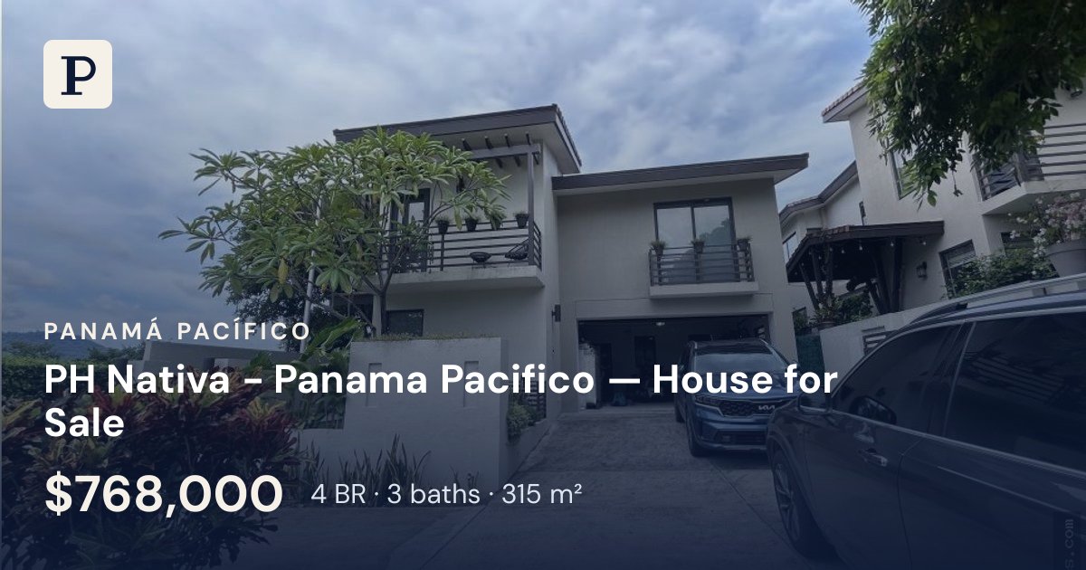 House for sale in Panamá Pacífico, Panamá Oeste